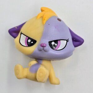 Littlest Pet Shop Frowny Fluffball #50 Cat Surprise Families LPS Toy 2016 Read